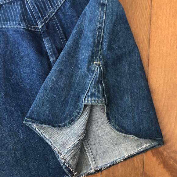 American Vintage Sunset Blues by Chic, american apparel denim skirts size 5 - Picture 4 of 12